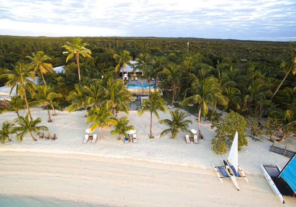 Beach front view from the Sky